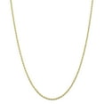 thumbnail image 1 of 10K Yellow Gold 2.00mm Diamond Cut Quadruple Rope Chain 24 Inch, 1 of 5