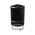 thumbnail image 2 of Estante esquinero para baño Perfecl soporte de almacenamiento impermeable estantes flotantes Negro, 2 of 8
