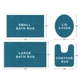 thumbnail image 4 of Mainstays Performance Recycled Polyester Bath Rug, Cool Water, 20" x 34", 4 of 12
