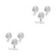 thumbnail image 1 of Injueey Soportes de ganchos Colgador de pared autoadhesivo sin costuras de alta resistencia Impermeable Reutilizable Gancho sin perforaciones Type2 NO2, 1 of 6