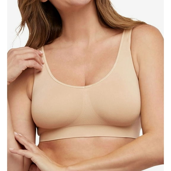 Women's Bali DFBRAL One Smooth U All-Around Smoothing Support Bralette (Nude 2X)