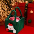 thumbnail image 3 of Clearance Under $5 christmas decor shop, Hwkond Christmas Style Candy Bags, Washable Reusable Tote Bags, Christmas Wrapping Bags For Christmas Party Supplies, Gift Bags christmas decorations indoor, 3 of 8