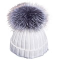 thumbnail image 1 of Bonnets en Molleton Thermique d'Hiver avec Fausse Pom Pom, 1 of 6