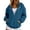 Dark Blue, variant on Oversized Half Zip Up Hoodie Women Lightweight 2026 Casual Long Sleeve Zipper Sweatshirts Fall Winter Track Jackets