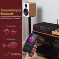 thumbnail image 3 of Amplificador Estéreo Bluetooth para Cine en Casa Pyle, 4 Canales, 800 Watts, con MP3, USB, SD, AUX, RCA, FM, MIC, Retraso de Reverb, Volumen LED, para Altavoces de Casa/Estudio/Teatro, PDA77BU, 3 of 7