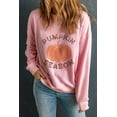 thumbnail image 5 of Autumn-themed Sweatshirt with Pumpkin Pattern - Pink | [ZhiHiMeRi] | (US 12-14)L, 5 of 6