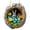 B, variant on SLYNSHome Forest Animal Wood Grain Ornaments Easter Cute Rabbit Bunny Figurine Acrylic Decoration 2D Flat Xmas Tree Home Party Decor