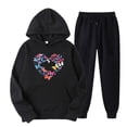 thumbnail image 1 of Ensemble de Vêtements de Sport Imprimés pour Femmes, Pantalon à Capuche, Manches Longues, 1 of 3