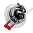 thumbnail image 5 of NICOR 2-inch LED Gimbal Recessed Downlight in White, 2700K, 5 of 12