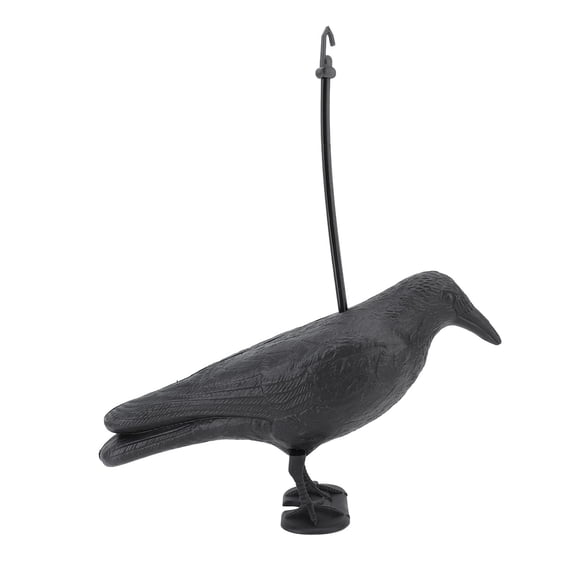 Decoy Crow Decoy Archery Target PE 3D Standing Crow Statue Practice Bow Decoy For Outdoor Shooting Hunting Garden Decoration