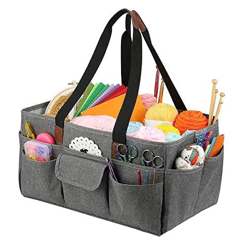 Portable Fundamentals Art Organizer Craft Storage Tote Bag, Multi