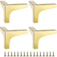thumbnail image 1 of Elegancia atemporal: patas de muebles triangulares doradas de lujo, hierro de alta dureza para un soporte y estilo superiores, 1 of 5