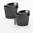 thumbnail image 2 of Bgsha Commercial Knock Box Large Capacity Barista Standing Coffee Knock Box Includes Barista Cloth And Trash Bag For Cafe Use, 2 of 10