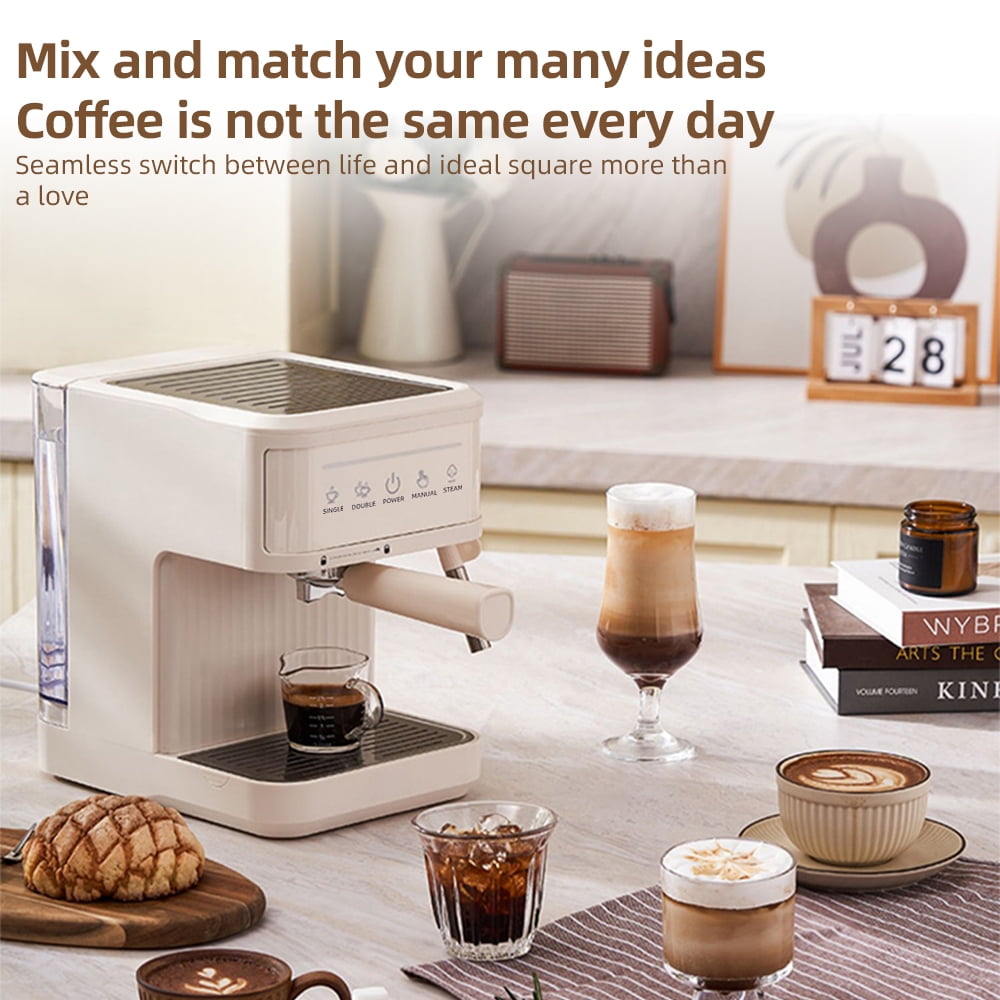 Coffee Machine,Serve Filter 92℃ Wand Art Espresso Maker With And With And Serve Adjustable Wand Filter 92℃ Brew Coffee Maker With Brew 3 Adjustable Coffee 850w 20bar Wand Art