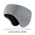 thumbnail image 2 of Toudaret 1 Pcs Men Women Ear Warmers Headband Winter Solid Color Foldable Ear Muffs Cycling Hiking Skiing Ear Warmers Headband, 2 of 8