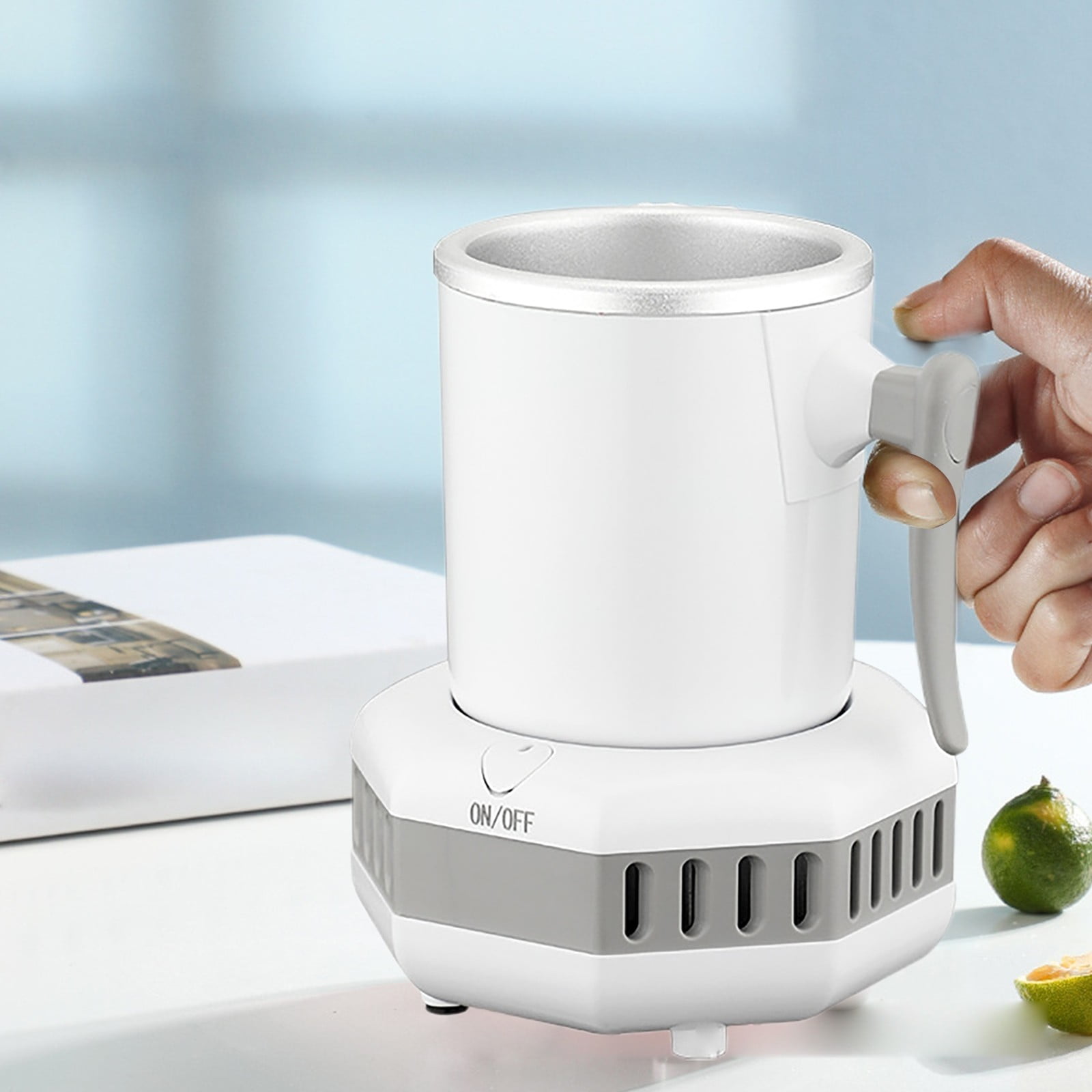 LLDYYDS Ice Maker Nugget Pebble Ice Maker Machine Portable Chewable Compact Mini Ice Chip Maker Nugget