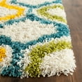 thumbnail image 4 of SAFAVIEH Eirann Geometric Quatrefoil Kids Shag Area Rug, Ivory/Multi, 3' x 5', 4 of 5