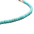 thumbnail image 3 of Fashion Christian Cross Pendant Necklace Turquoise Clavicle Necklace Choker for Women Girls, 3 of 3