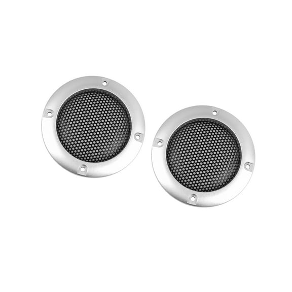 Unique Bargains 2pcs 2" Car Speaker Cover Mesh Sub Woofer Subwoofer Grill