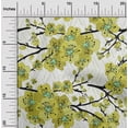 thumbnail image 2 of oneOone Polyester Spandex Olive Green Fabric Asian Chinese Floral Fabric For Sewing Printed Craft Fabric By The Yard 56 Inch Wide, 2 of 4