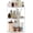 White, variant on 3 Tier Corner Bathroom Counter Organizer, Countertop Organizer, Makeup Organizer Countertop, Bathroom Storage Sink Shelf, Wooden and Metal Counter Shelf (Large Capacity-Rustic Walnut)