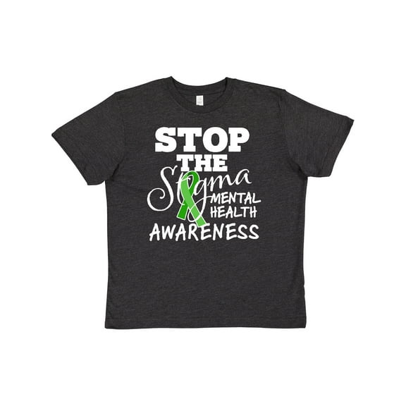 Inktastic Mental Health Awareness Stop The Stigma Youth T-Shirt