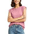 thumbnail image 6 of Axiiglly Plus Size Blouses for Women, Short Sleeves Solid Color Crew Neck Lightweight Summer Outdoor Tops, S-3XL, 6 of 10