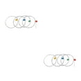 thumbnail image 1 of tamizeot 4 Pack Ukulele Strings Elastic Musical Better-Resonance Replacement Part Professional Guitar String for Beginners White U12 2Set, 1 of 6