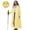 Yellow, variant on 2-Pack Adult EVA Waterproof Hooded Lightweight Rain Ponchos for Men & Women Gray
