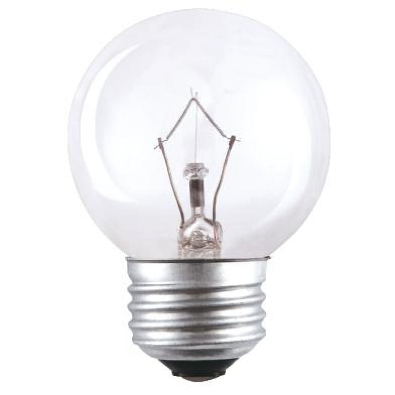 Westinghouse 25 watts G16.5 Globe Incandescent Bulb E26 (Medium) Warm White 2 pk
