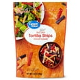 thumbnail image 2 of (12 pack) Great Value Tri-Color Tortilla Strips Salad Topping, 3.5 oz Resealable Bag, 2 of 8