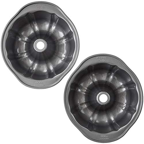 Wilton Perfect Results Premium NonStick 9Inch Fluted Tube Pan, Set of