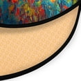 thumbnail image 3 of 36.2 Inch Round Floor Mat Beautiful Flower Field Carpet Decor Rug for Living Room Bedroom, 3 of 6