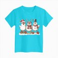 thumbnail image 6 of ORT Girl Boy Christmas Shirt Funny Xmas Graphic Tee Shirt Xmas Short Sleeve Holiday Tops, 6 of 6