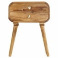 thumbnail image 4 of vidaXL Bedside Cabinet 16.9"x11.8"x22.8" Solid Mango Wood, 4 of 10