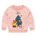 thumbnail image 3 of Esaierr Toddler Boys Girls Christmas Sweatshirt for Kids 2-7Y Cartoon Printing Pullover Long Sleeve Bottoming Shirt Fall Winter Sweater Tops, 3 of 5