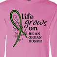 thumbnail image 4 of Inktastic Life Grows On- Be an Organ Donor Long Sleeve T-Shirt, 4 of 5