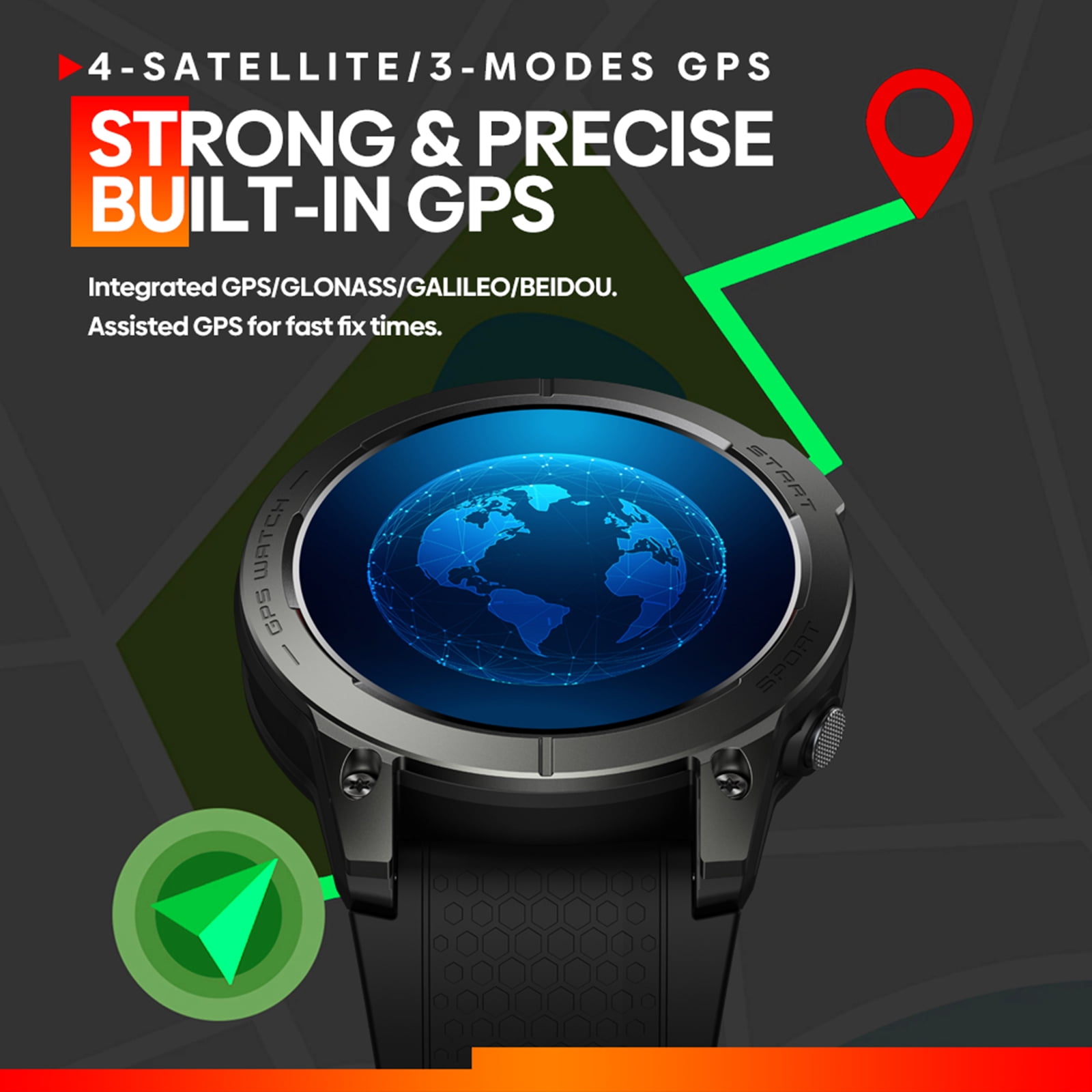 Zeblaze BTALK 2 smartwatch — Worldwide delivery