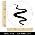 thumbnail image 2 of Slithering Snake Solid Self-Inking Rubber Stamp Ink Stamper - Brown Ink - Small 3/4 Inch, 2 of 7