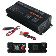 Jahy2Tech "Pure Sine Wave Power" "Black" "4000W Peak Power" "12V Inverter DC to AC" "Truck RV Car Solar System