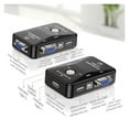 thumbnail image 4 of USB KVM Switch Switcher 2/4Port VGA Switch Splitter 1920*1440 VGA Video Switch For USB Device Keyboard Mouse Monitor Adapter ,Fast and Stable Transmission, 4 of 4