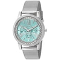 thumbnail image 1 of Reloj XOXO Accutime para mujer Caja plateada analógica, 1 of 3