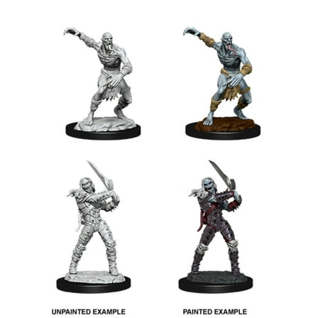 WizKids WZK90021 Dungeons & Dragons Nolzurs Marvelous Unpainted Wight & Ghast W11 Miniature