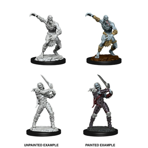 WizKids WZK90021 Dungeons & Dragons Nolzurs Marvelous Unpainted Wight & Ghast W11 Miniature