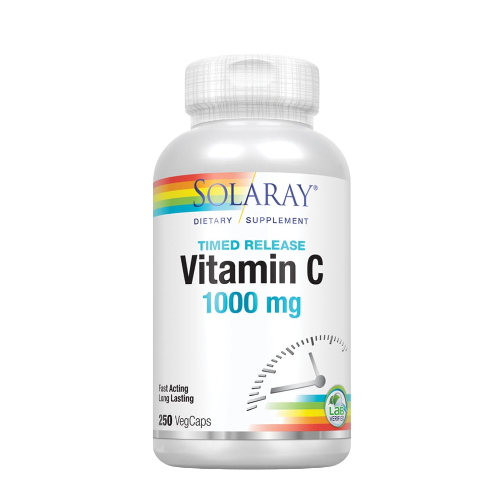 Solaray Vitamin C w/ Rose Hips & Acerola 1000mg TwoStage Timed