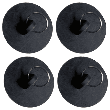 

Drain Stopper Rubber Sink Stopper Drain Plug with Pull Ring for Bathtub Kitchen Bathroom and Laundry Sink Black 46-51mm