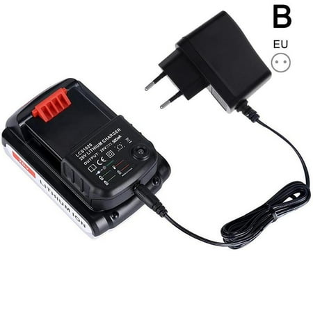 

20V Lithium Battery Charger For Black & Decker US Battery LBX20 LB20 LBXR20 J9Z6