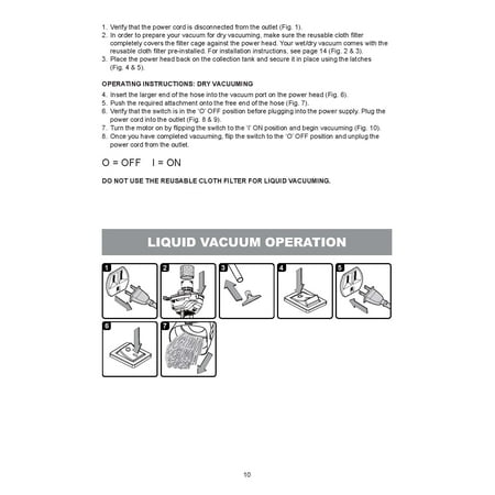 Hyper Tough 1.5 Gallon 2 Peak HP Poly Wet/Dry Vacuum, VH105 3502, New