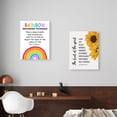 thumbnail image 4 of Mental Health Canvas Wall Art,Rainbow Grounding Technique Motivational Quote ArtworkPainting Prints Poster Ready to Hang for Counselor Therapy Office School Wall Decor Treatment Décor,12x15 Inch Y435, 4 of 6