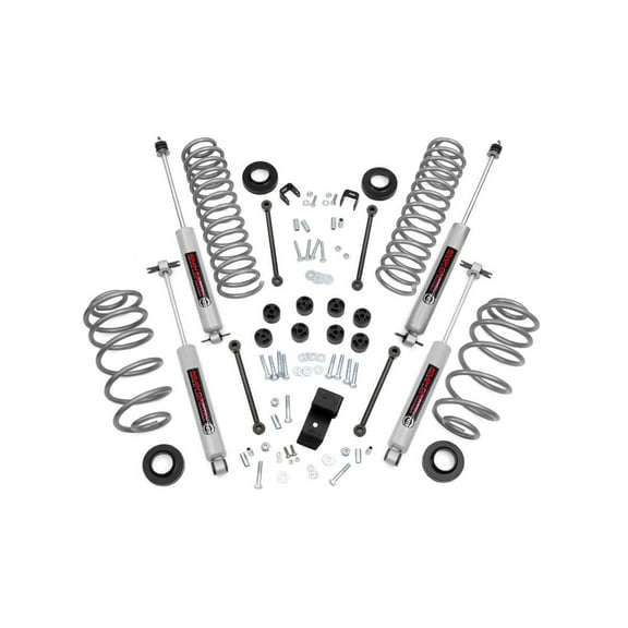 Rough Country 3.25" Lift Kit (fits) 1997-2002 Jeep Wrangler TJ | 6CYL | N3 Shocks | Suspension System | 642.20